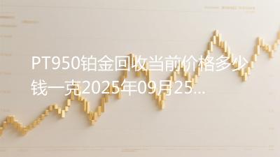 PT950铂金回收当前价格多少钱一克2025年09月25日