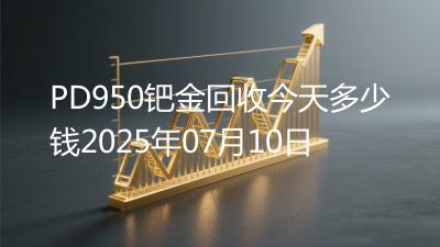 PD950钯金回收今天多少钱2025年07月10日