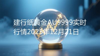 建行纸黄金AU9999实时行情2025年12月21日