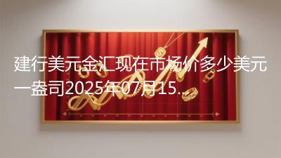 建行美元金汇现在市场价多少美元一盎司2025年07月15日