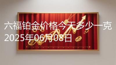 六福铂金价格今天多少一克2025年06月08日