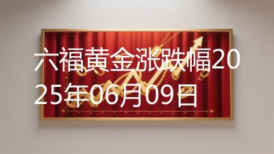 六福黄金涨跌幅2025年06月09日