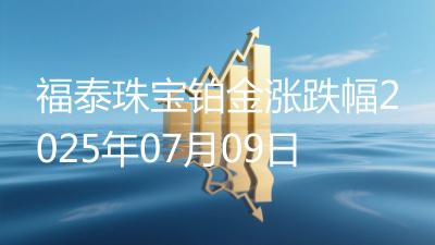 福泰珠宝铂金涨跌幅2025年07月09日
