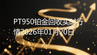 PT950铂金回收实时行情2026年01月20日