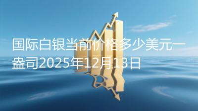国际白银当前价格多少美元一盎司2025年12月13日