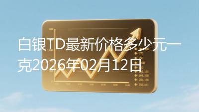 白银TD最新价格多少元一克2026年02月12日
