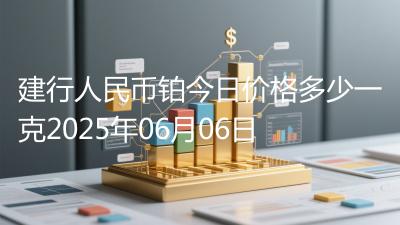 建行人民币铂今日价格多少一克2025年06月06日