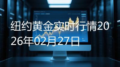 纽约黄金实时行情2026年02月27日