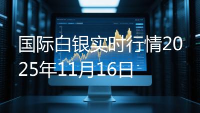 国际白银实时行情2025年11月16日