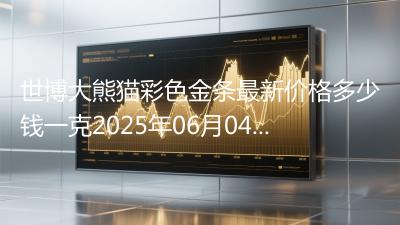 世博大熊猫彩色金条最新价格多少钱一克2025年06月04日