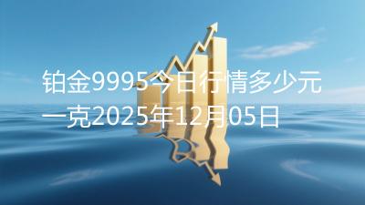 铂金9995今日行情多少元一克2025年12月05日