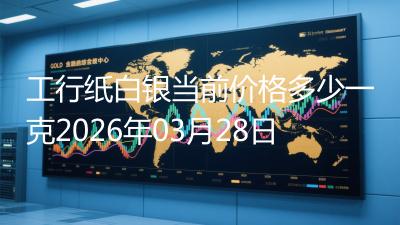 工行纸白银当前价格多少一克2026年03月28日