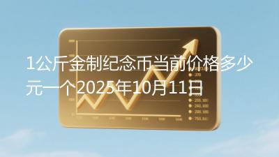 1公斤金制纪念币当前价格多少元一个2025年10月11日