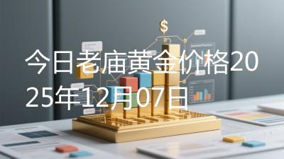 今日老庙黄金价格2025年12月07日