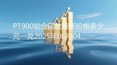 PT900铂金回收最新价格多少元一克2025年06月04日