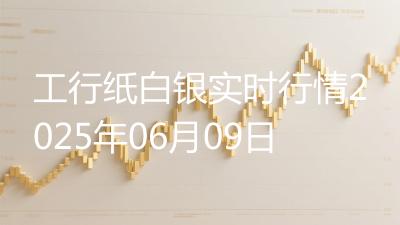 工行纸白银实时行情2025年06月09日