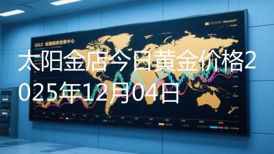 太阳金店今日黄金价格2025年12月04日