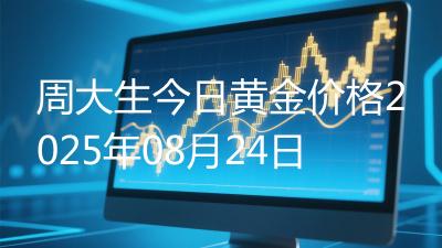 周大生今日黄金价格2025年08月24日