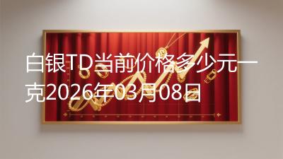 白银TD当前价格多少元一克2026年03月08日