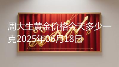 周大生黄金价格今天多少一克2025年06月18日