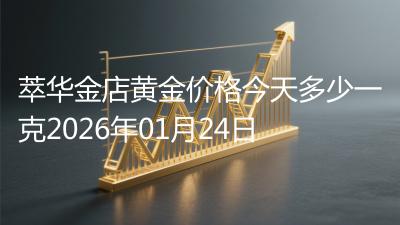 萃华金店黄金价格今天多少一克2026年01月24日