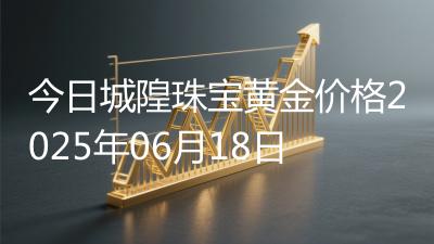 今日城隍珠宝黄金价格2025年06月18日