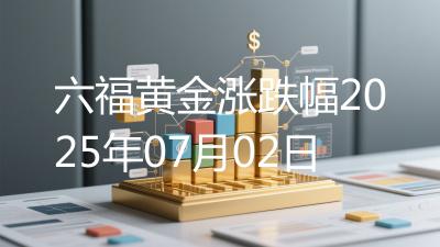 六福黄金涨跌幅2025年07月02日