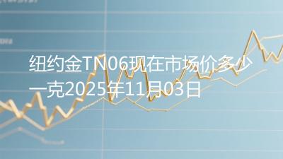 纽约金TN06现在市场价多少一克2025年11月03日