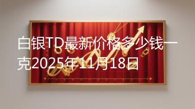 白银TD最新价格多少钱一克2025年11月18日