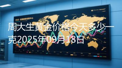 周大生黄金价格今天多少一克2025年09月18日