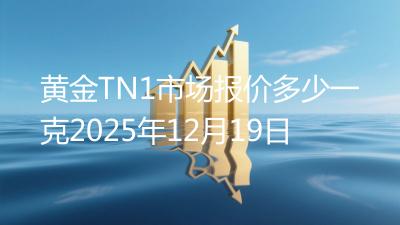 黄金TN1市场报价多少一克2025年12月19日