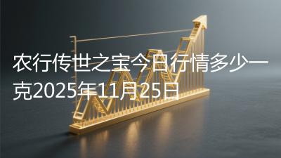 农行传世之宝今日行情多少一克2025年11月25日