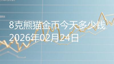 8克熊猫金币今天多少钱2026年02月24日