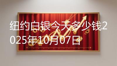 纽约白银今天多少钱2025年10月07日