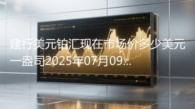 建行美元铂汇现在市场价多少美元一盎司2025年07月09日
