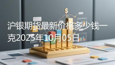 沪银期货最新价格多少钱一克2025年10月05日