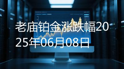 老庙铂金涨跌幅2025年06月08日