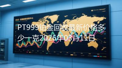 PT999铂金回收最新价格多少一克2026年03月11日