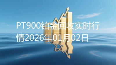 PT900铂金回收实时行情2026年01月02日