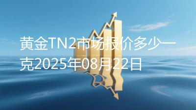 黄金TN2市场报价多少一克2025年08月22日