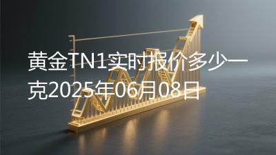 黄金TN1实时报价多少一克2025年06月08日