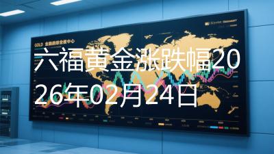 六福黄金涨跌幅2026年02月24日