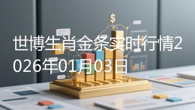世博生肖金条实时行情2026年01月03日