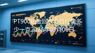 PT900铂金回收今日行情多少一克2026年03月08日