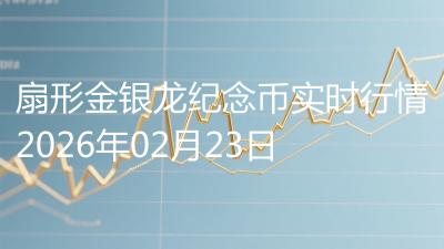扇形金银龙纪念币实时行情2026年02月23日