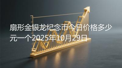 扇形金银龙纪念币今日价格多少元一个2025年10月29日