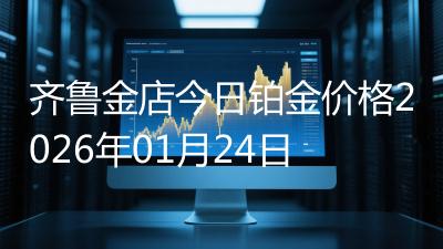 齐鲁金店今日铂金价格2026年01月24日