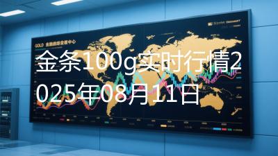金条100g实时行情2025年08月11日