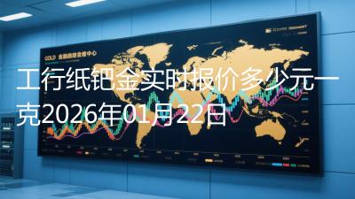 工行纸钯金实时报价多少元一克2026年01月22日