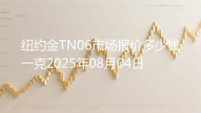 纽约金TN06市场报价多少钱一克2025年08月04日